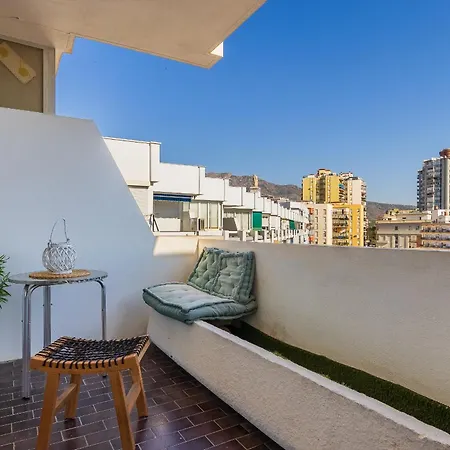 Terraza Luminosa, Centrico, A 10 Min De La Playa Διαμέρισμα Τορρεμολίνος