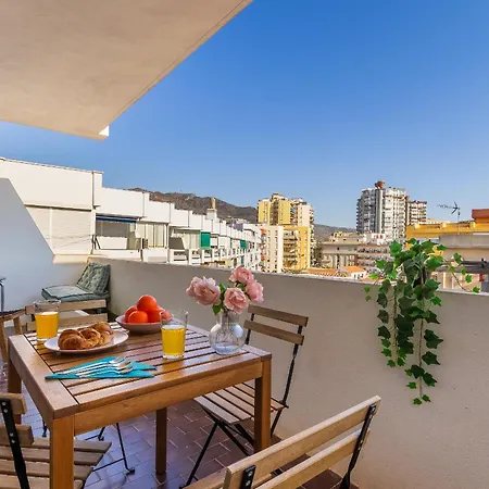 Terraza Luminosa, Centrico, A 10 Min De La Playa Lejlighed