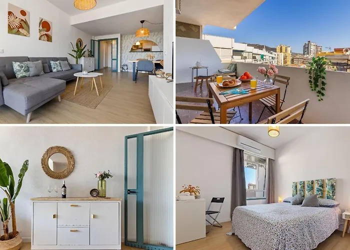 Terraza Luminosa, Centrico, A 10 Min De La Playa Торремолинос